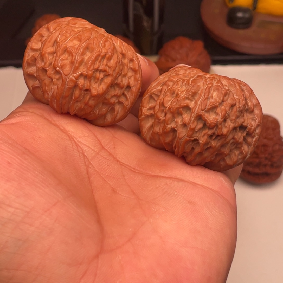 吊坠文玩核桃46全品球磨血磨正磨