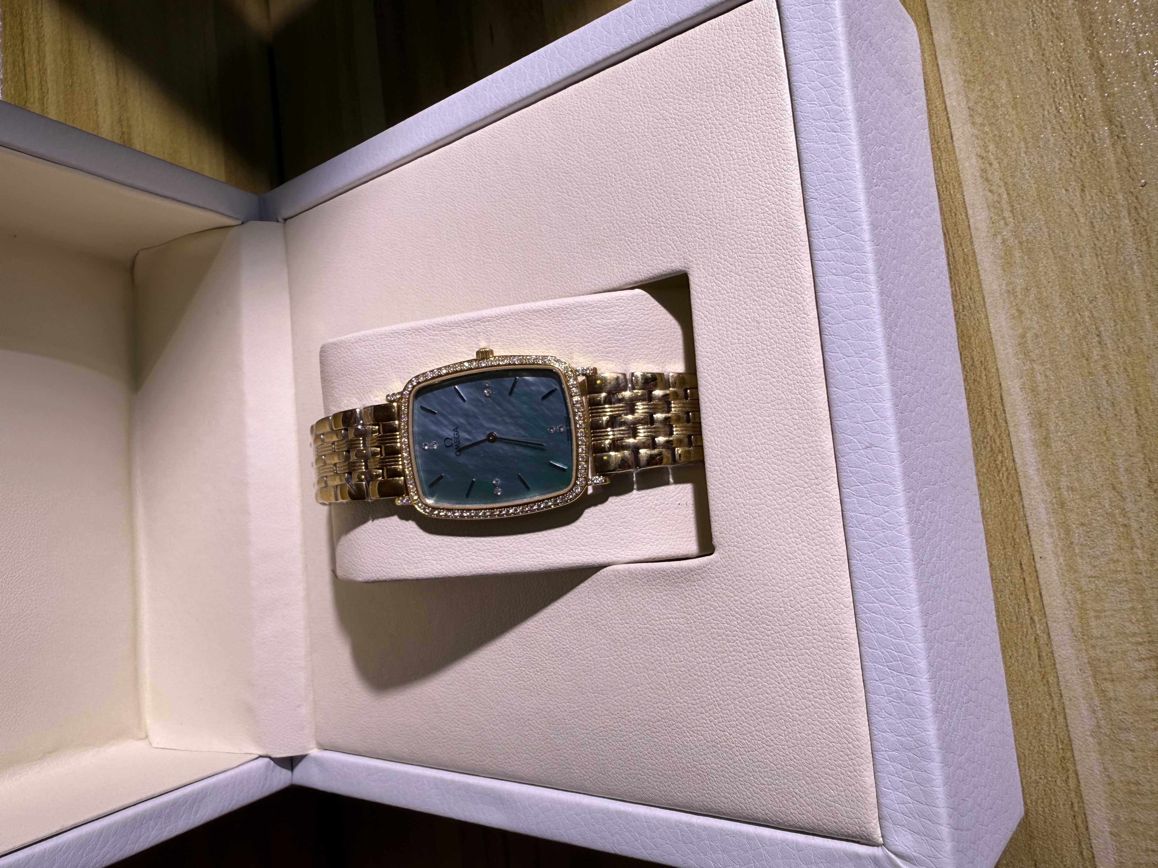 95新 Omega/欧米茄 欧米茄/后镶钻/0152/yy