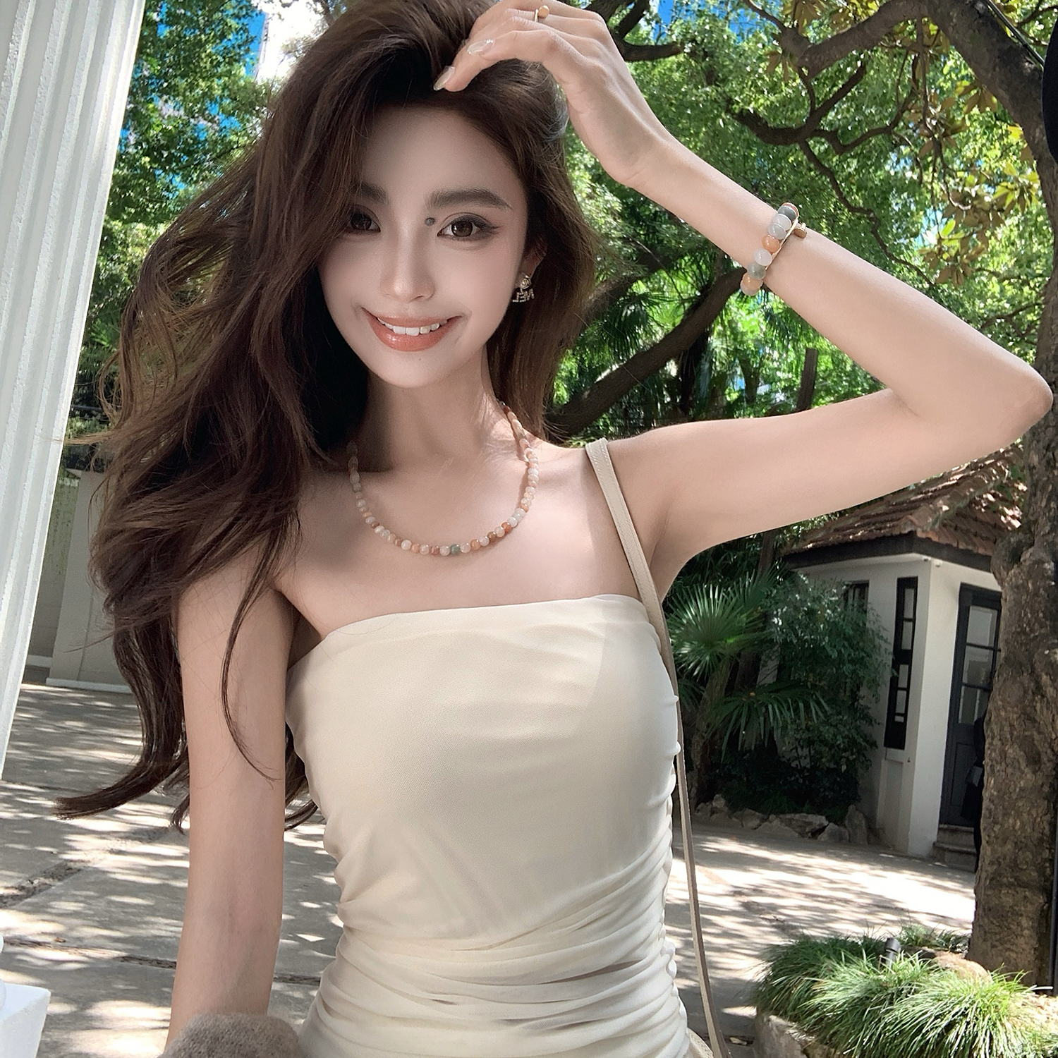 Lilylikes“初恋白月光”这谁能不心动哇！绝美氛围感网纱背心