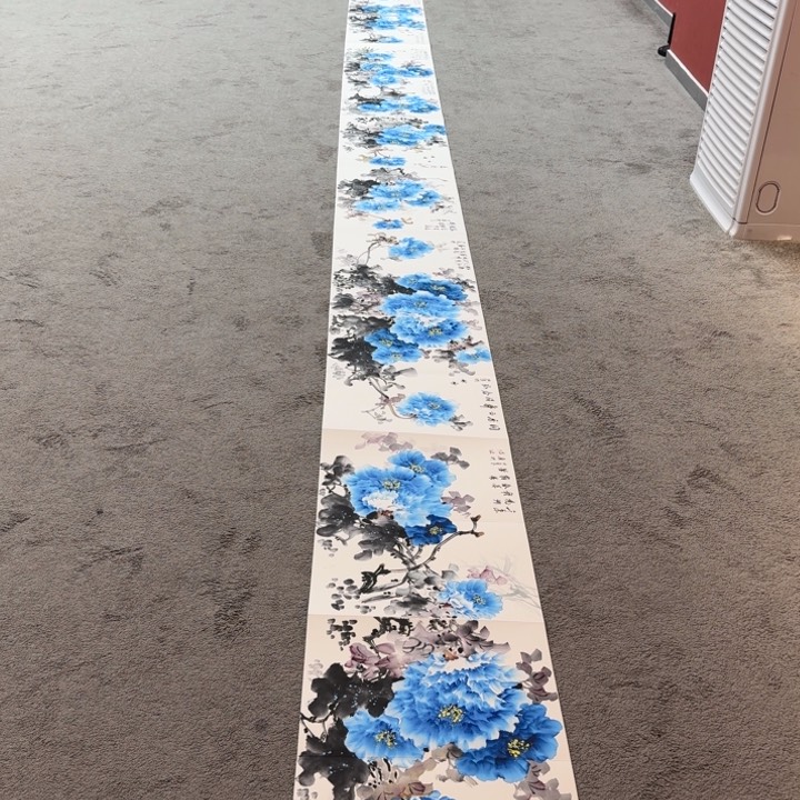 国画书画作品多次参加全国大展 牡丹册页精品