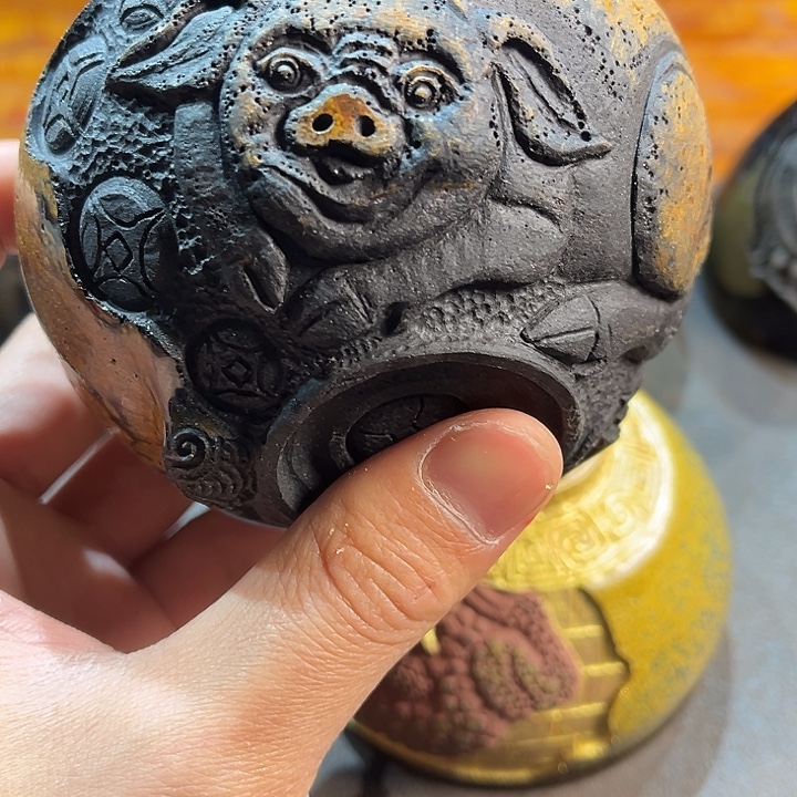 茶盏建盏手工雕刻工艺