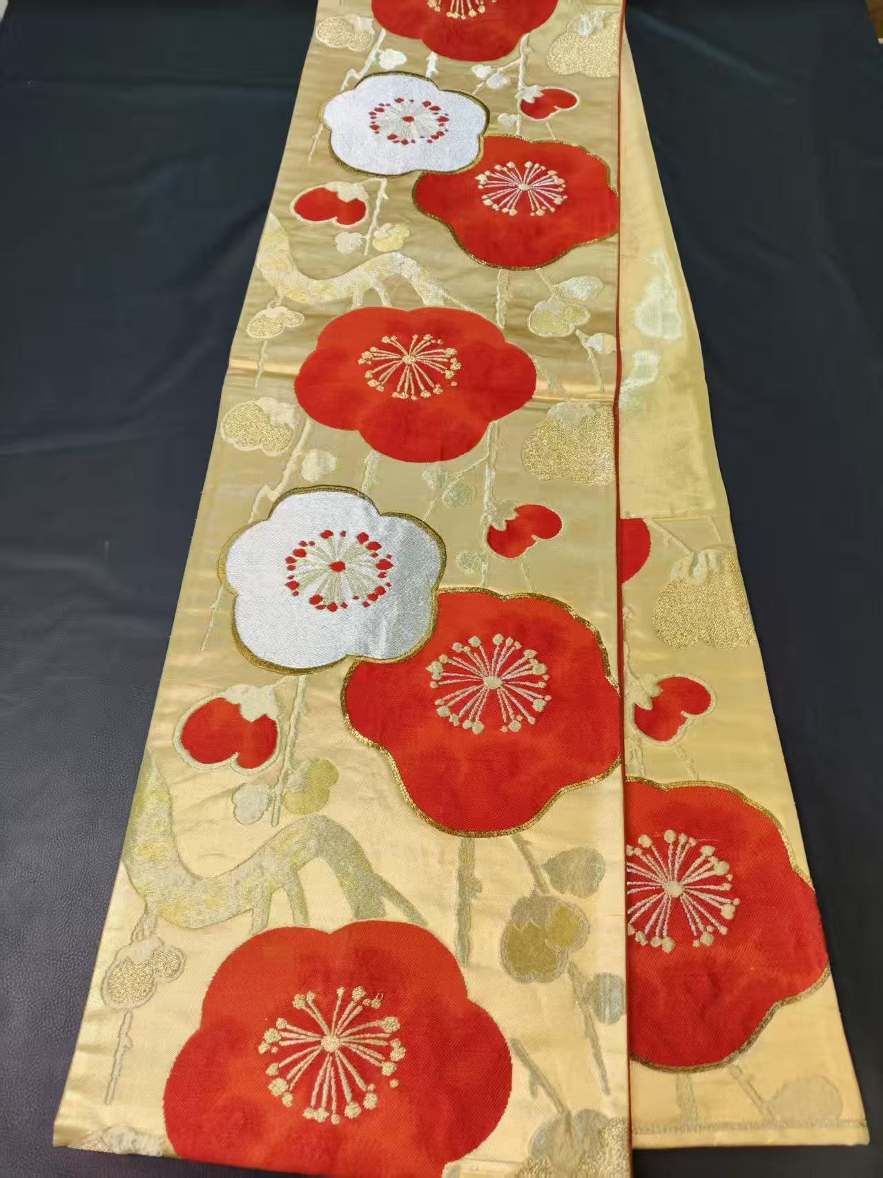 真丝桑蚕丝弹力缎提花桑波缎多花色面料用于和服旗袍定制