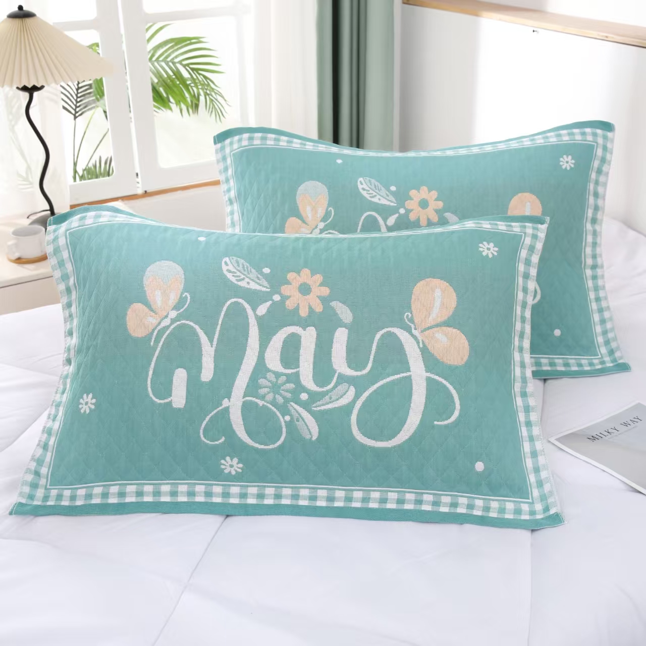 大头鸭【主播联合厂家补贴】纯福利透气家用宿舍纱布棉枕巾52*78