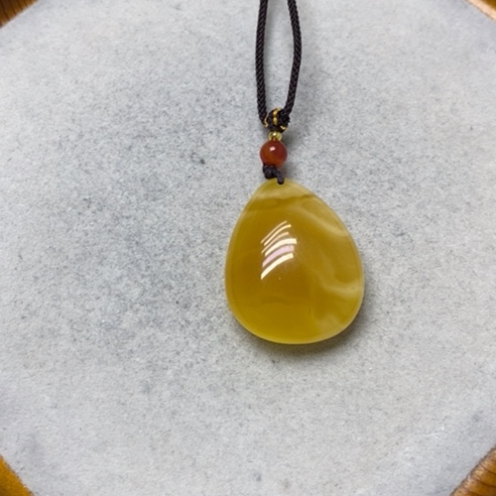 蜜蜡裸石未镶嵌吊坠