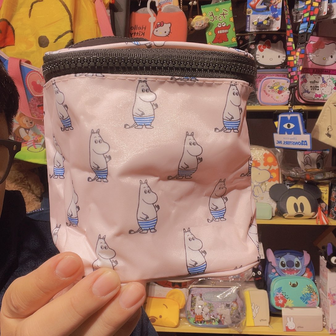 织物牛津布姆明化妆包