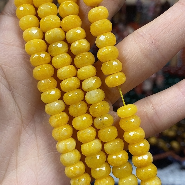 玛瑙/玉髓未镶嵌珠宝半成品玉髓切面卡8mm