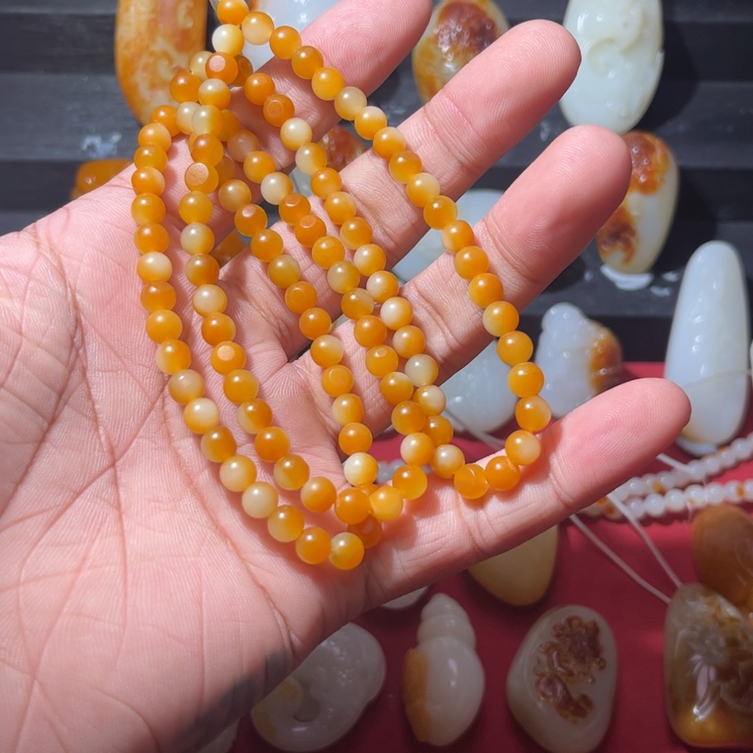 将***裂和田玉未镶嵌颈饰