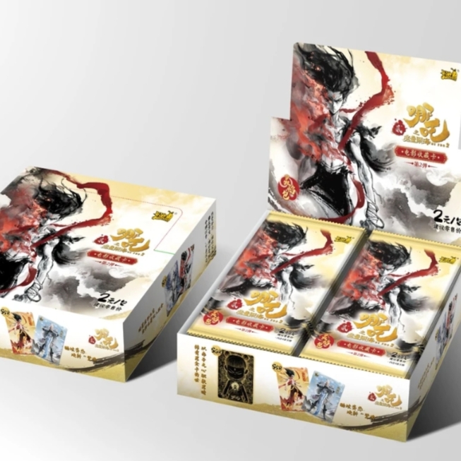 【玩法】卡游正版授权 哪吒之魔童闹海-灵焰2弹 收藏卡牌盲盒