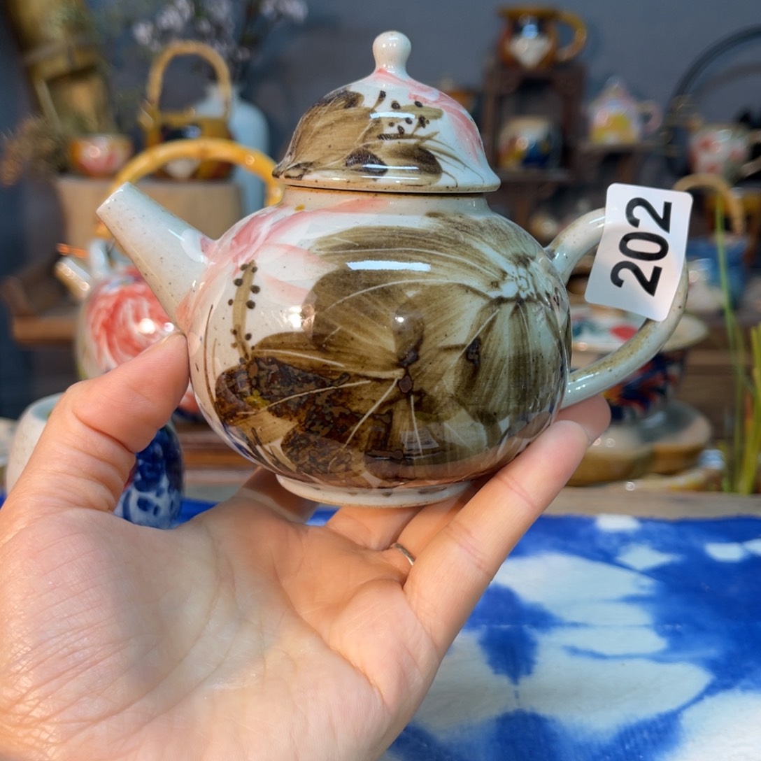 杯素浅陶瓷手工手绘