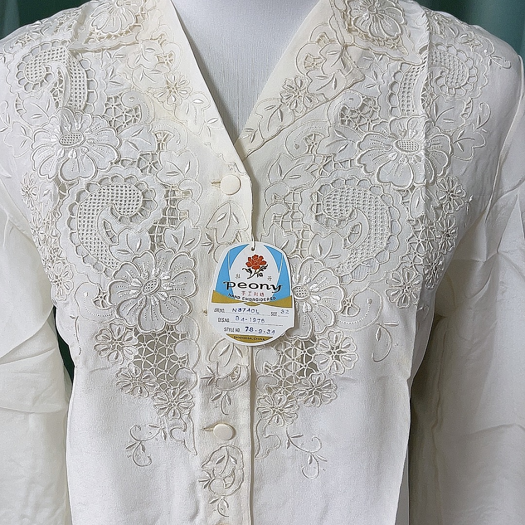 佰年刺绣 老上海真丝绣衣v301-v400直播链接(实物于主播报号对应)