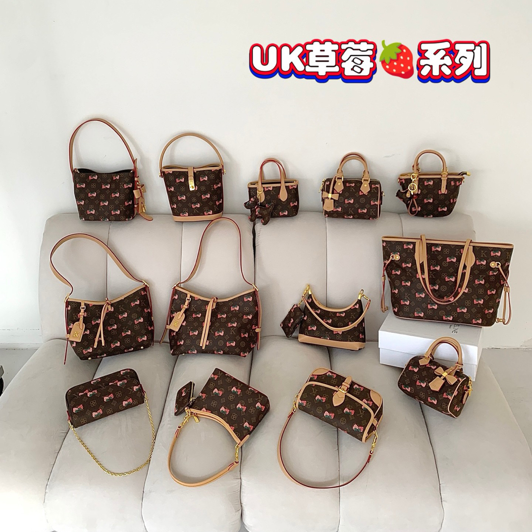 优库迪斯UK爆款草莓系列合集休闲百搭时尚斜挎包
