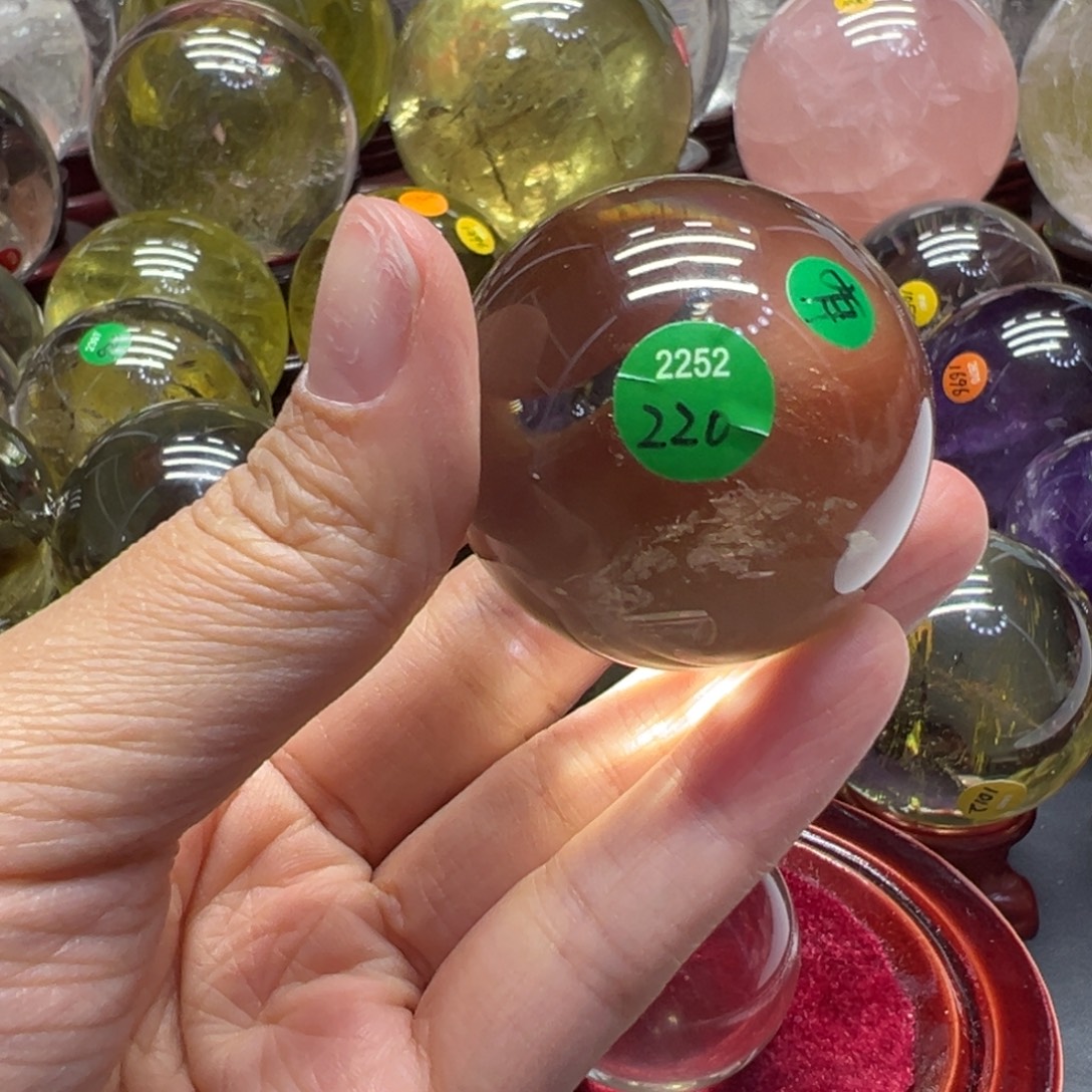 珠宝半成品水晶未镶嵌白水2252小鱼