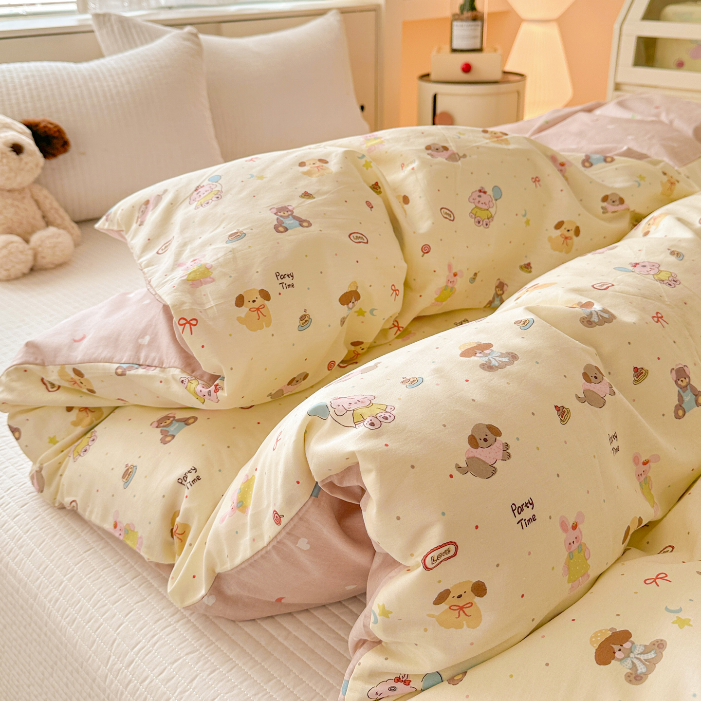 纯棉床品全棉单件被套150x200x230双人被罩单人学生宿舍四季通用