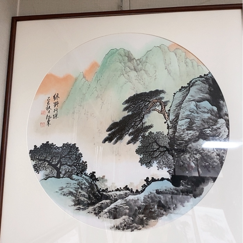 【闪购商品】国画手绘国画带框72.72