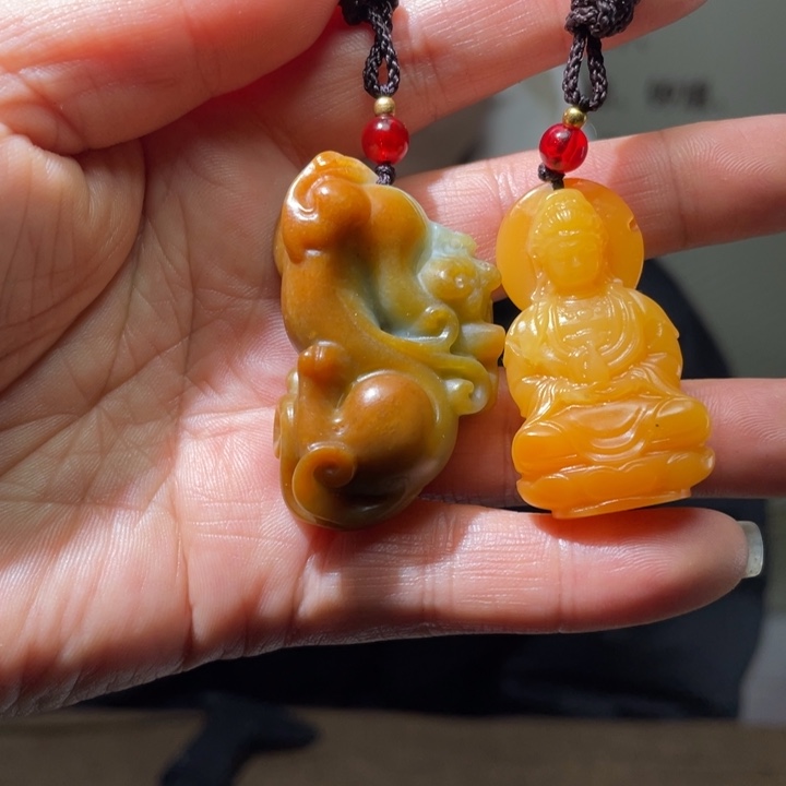 和田玉未镶嵌挂件