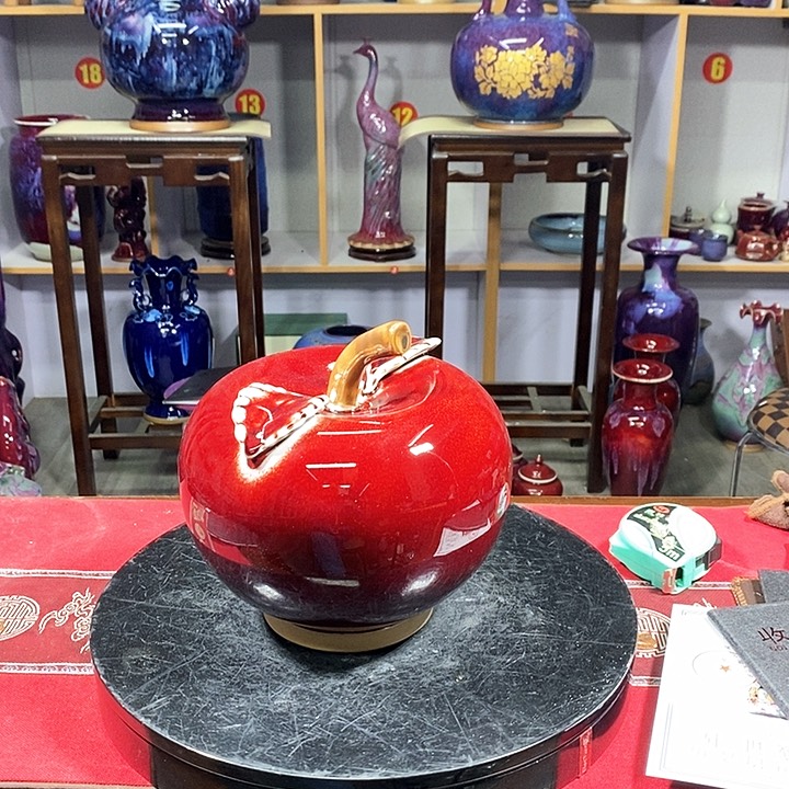 瓶中国神垕精品钧瓷