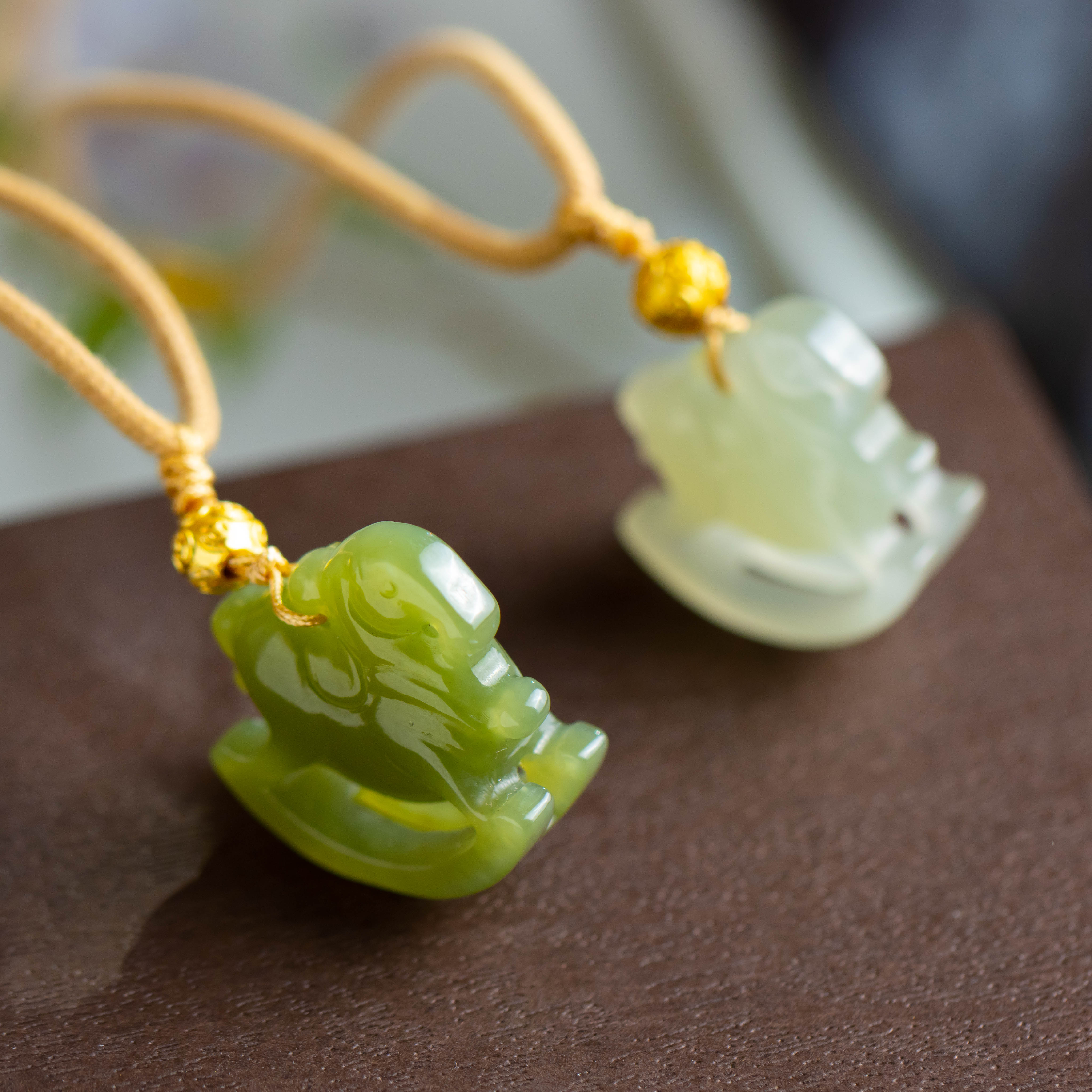 和田玉木马项链（多样性发货发其一）