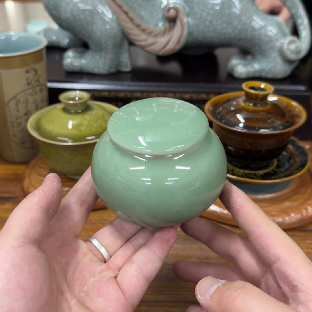 龙泉青瓷茶具微瑕8002