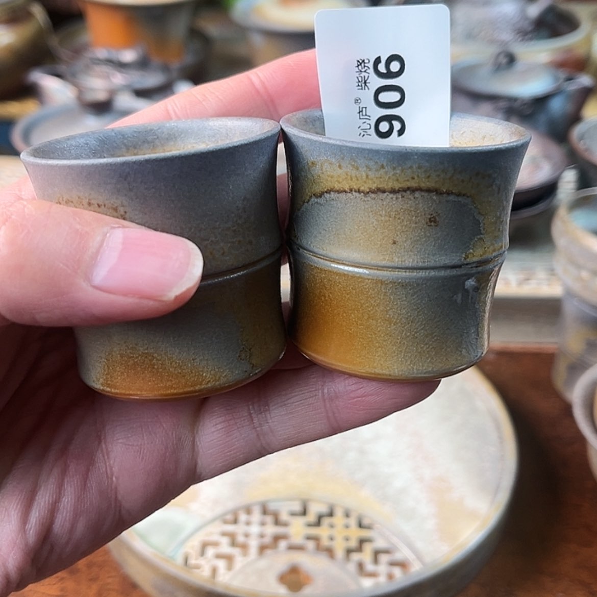 【闪购商品】沁庐柴窑古法柴烧手工茶具