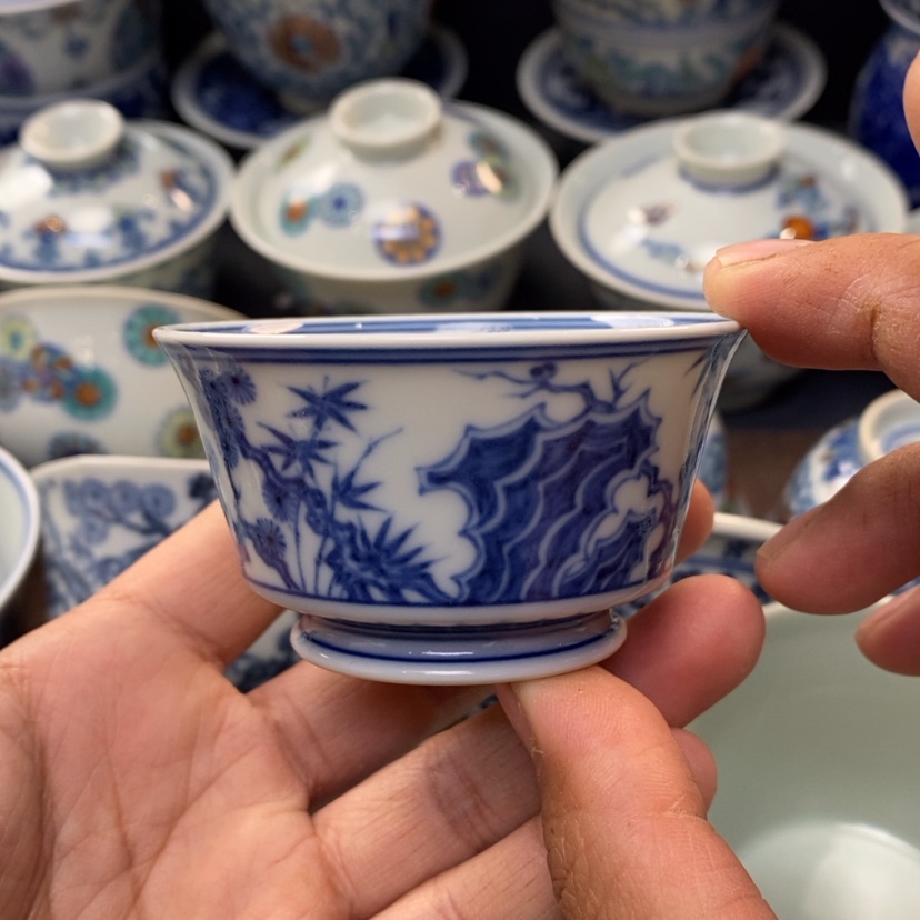 【闪购商品】景德镇青花主人杯