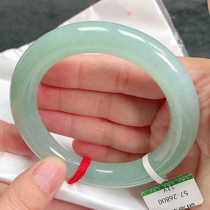 【闪购商品】翡翠手镯未镶嵌5758圈
