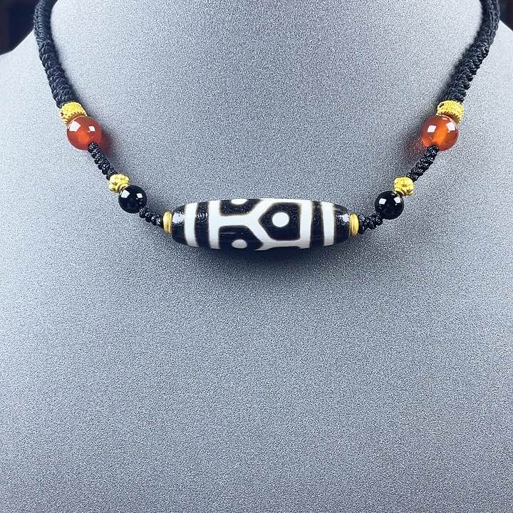 玛瑙/玉髓颈饰合金