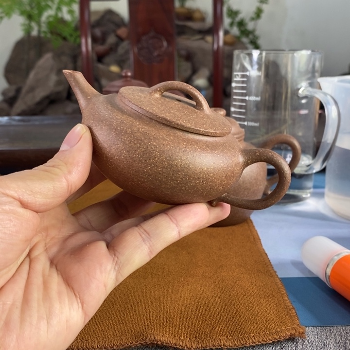 紫砂茶壶宜兴紫砂冷金黄160