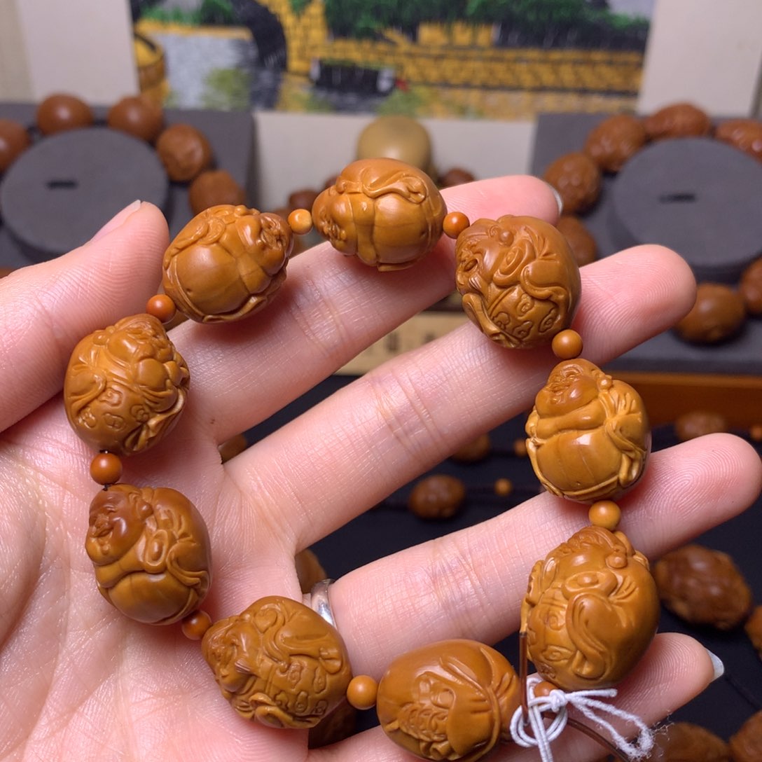 橄榄核手串/手链和气生财