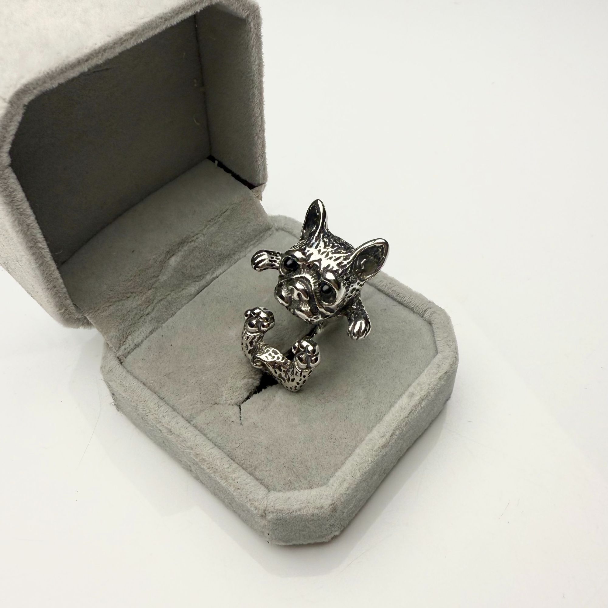 合金戒指 ZBG0652法斗开口戒指（天然珠宝多样性发其一）