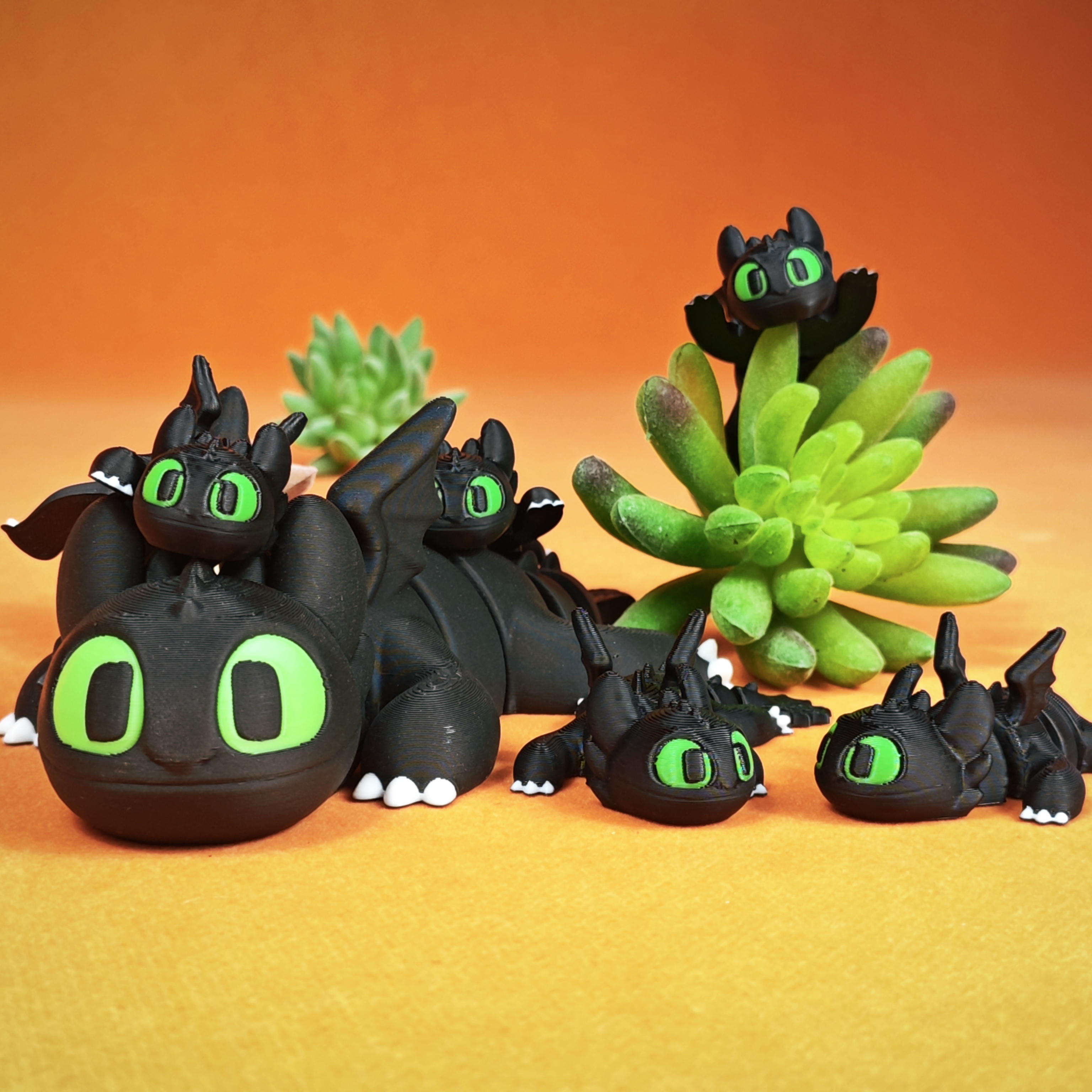 无牙仔驯龙高手迷你立体手办可爱钥匙扣手机书包包车载挂件饰品