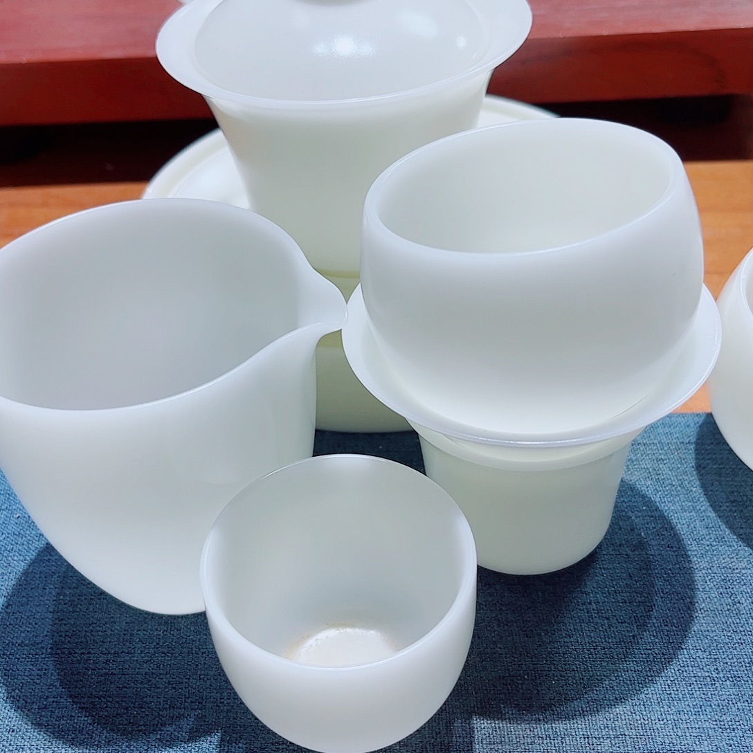 陶瓷素烧璞玉150cc加6杯套组安全