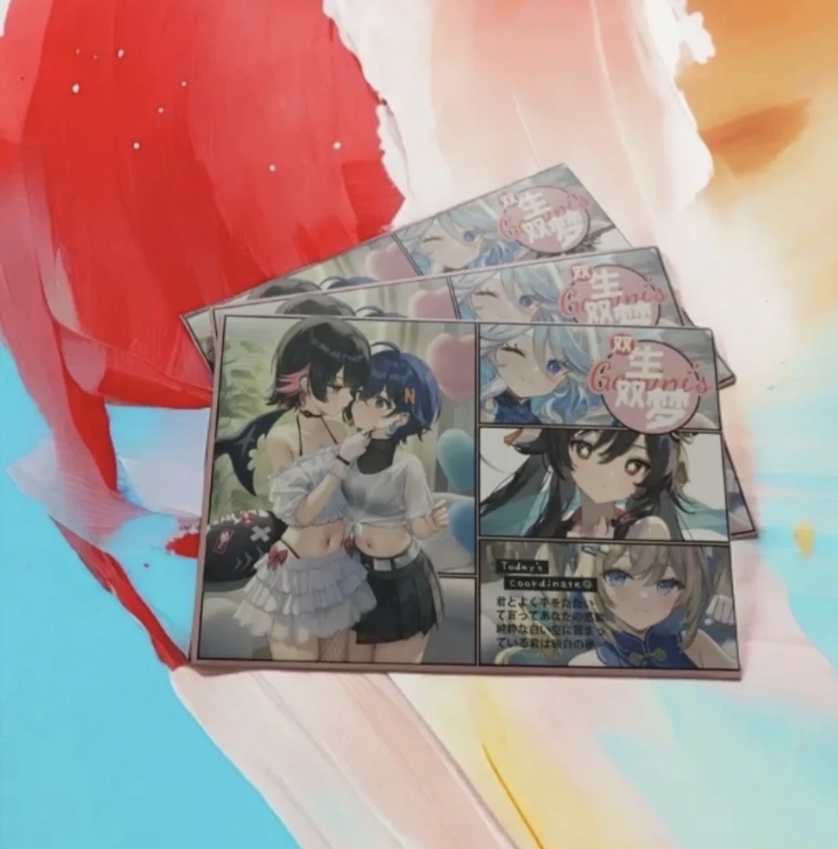【奈奈拆】双生双梦动漫卡牌默认代拆
