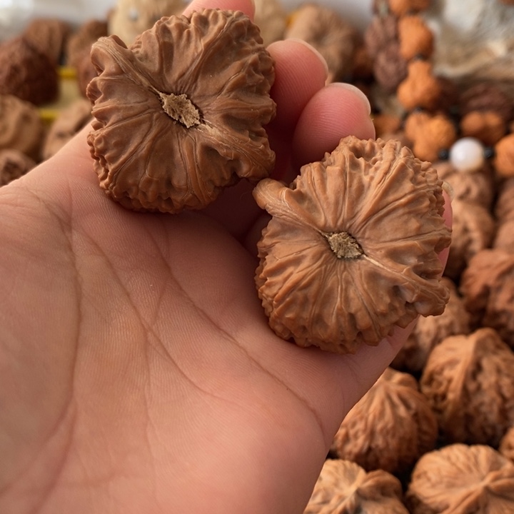 吊坠文玩核桃老树白狮子文玩核桃