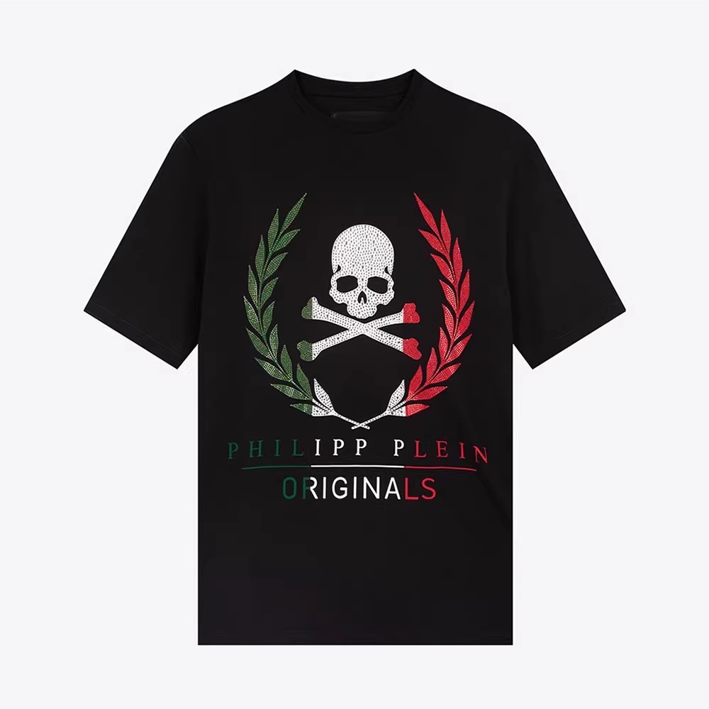 PHILIPP PLEIN PP骷髅男短袖T恤P17CMTK0476PJY002N02