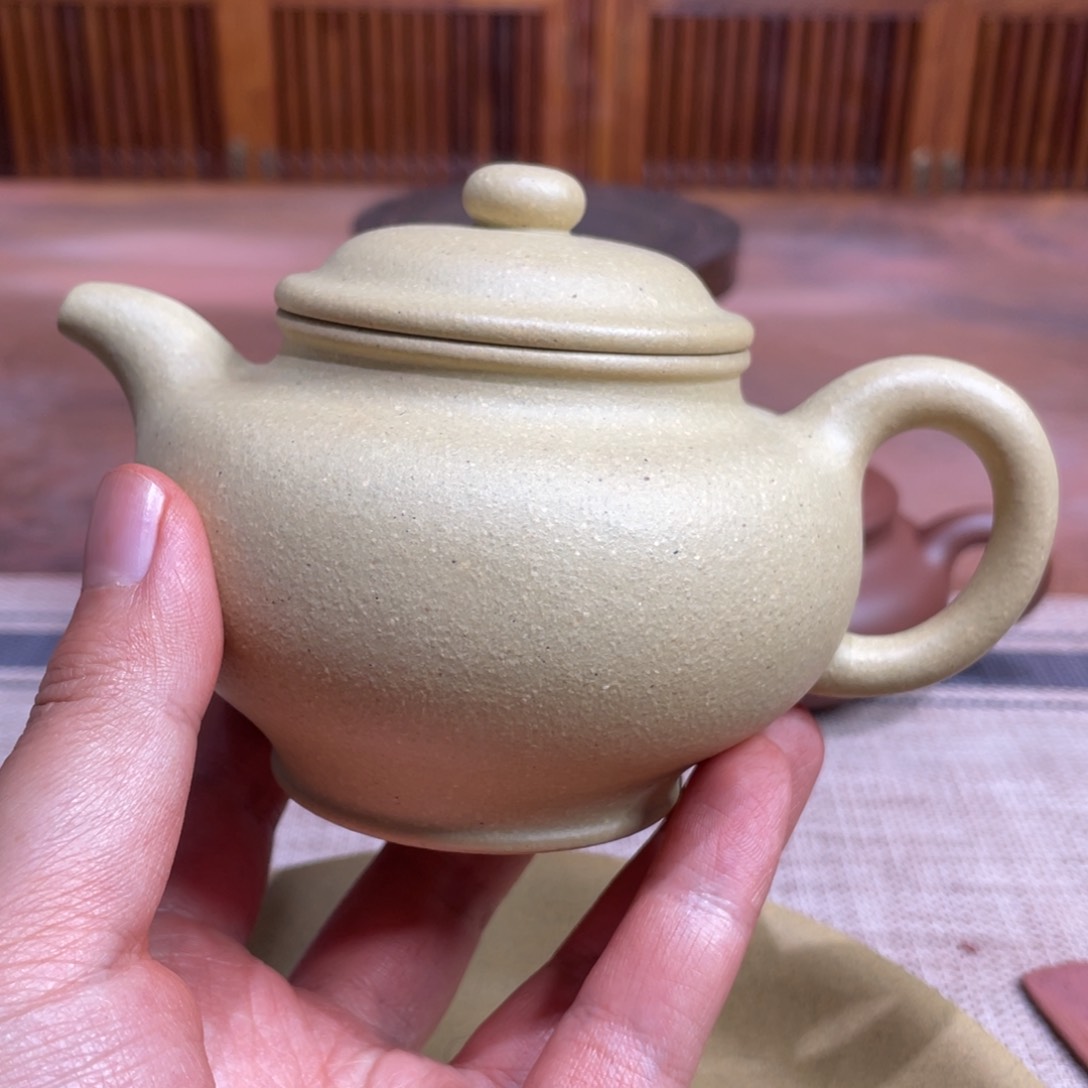 紫砂茶壶听*流宜兴紫砂原矿紫砂壶