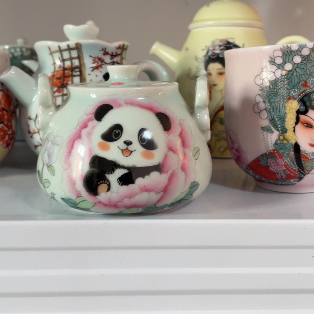 ?***麦景德镇手绘茶具原创