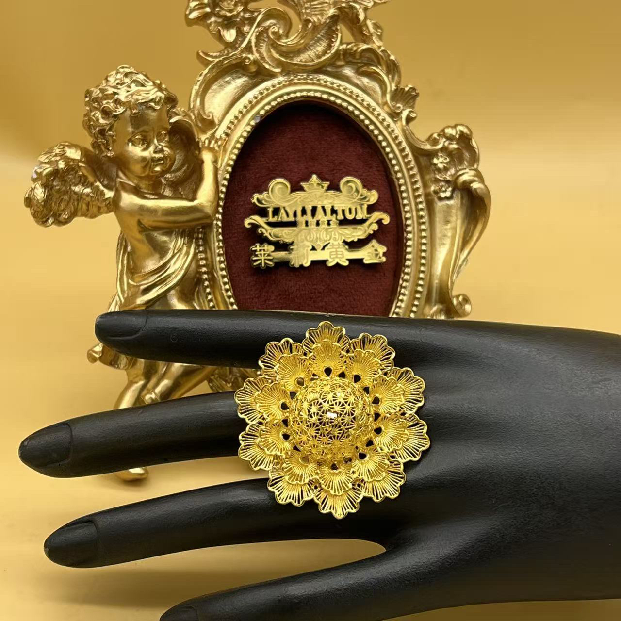B播 15.08g 足金999 戒指d