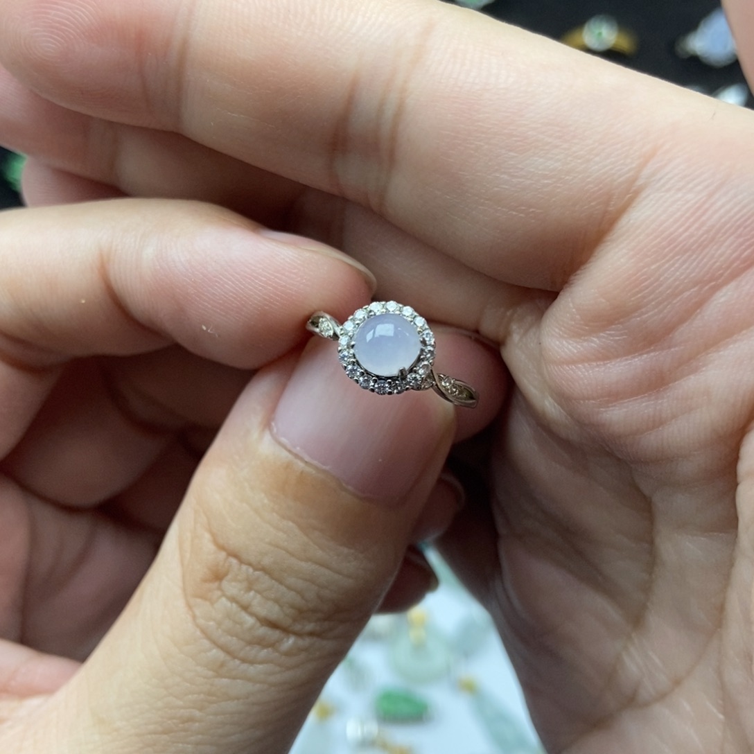 翡翠银S925镶嵌颈饰