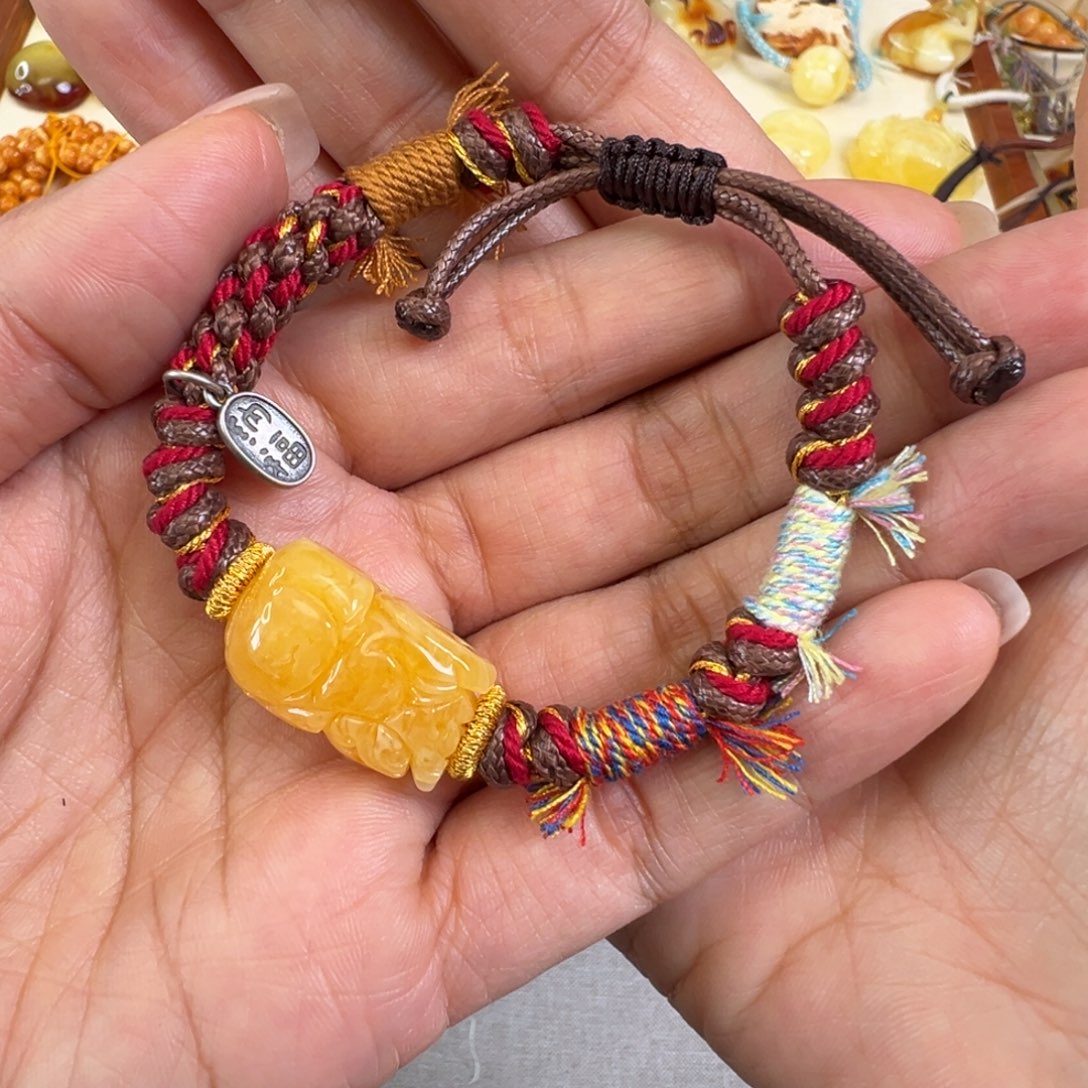 琥珀裸石未镶嵌蜜蜡