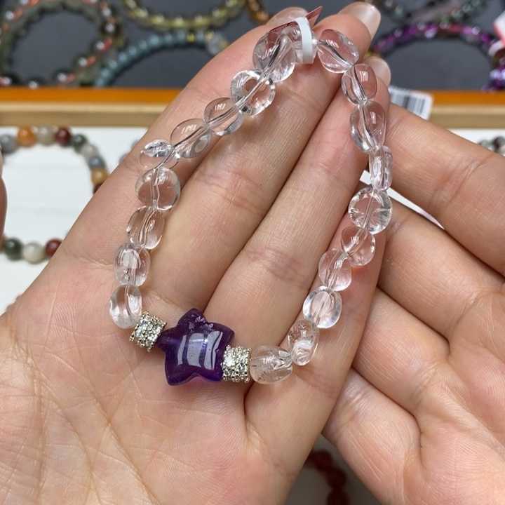 水晶手链未镶嵌手串