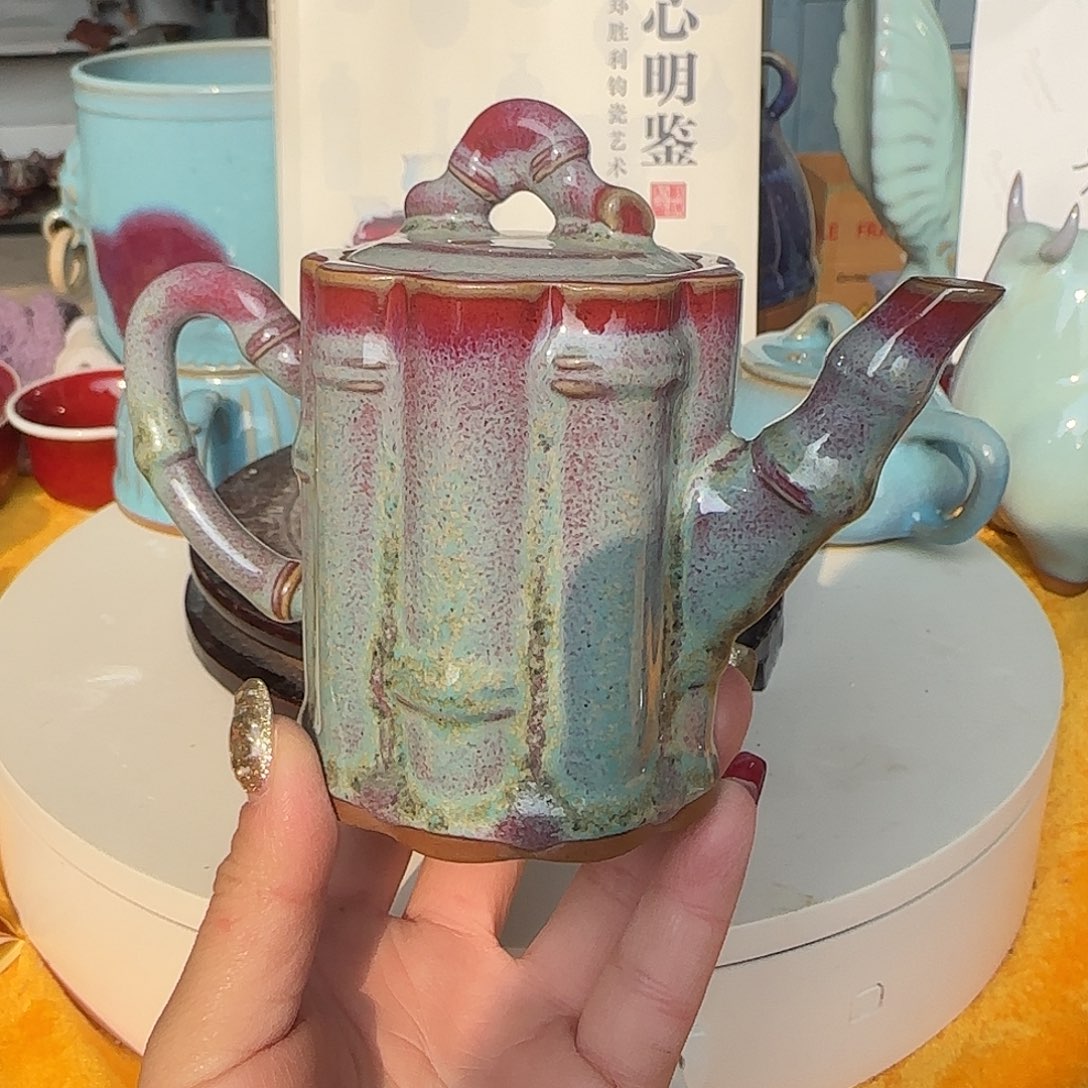 陶摆件郑家钧窑摆件