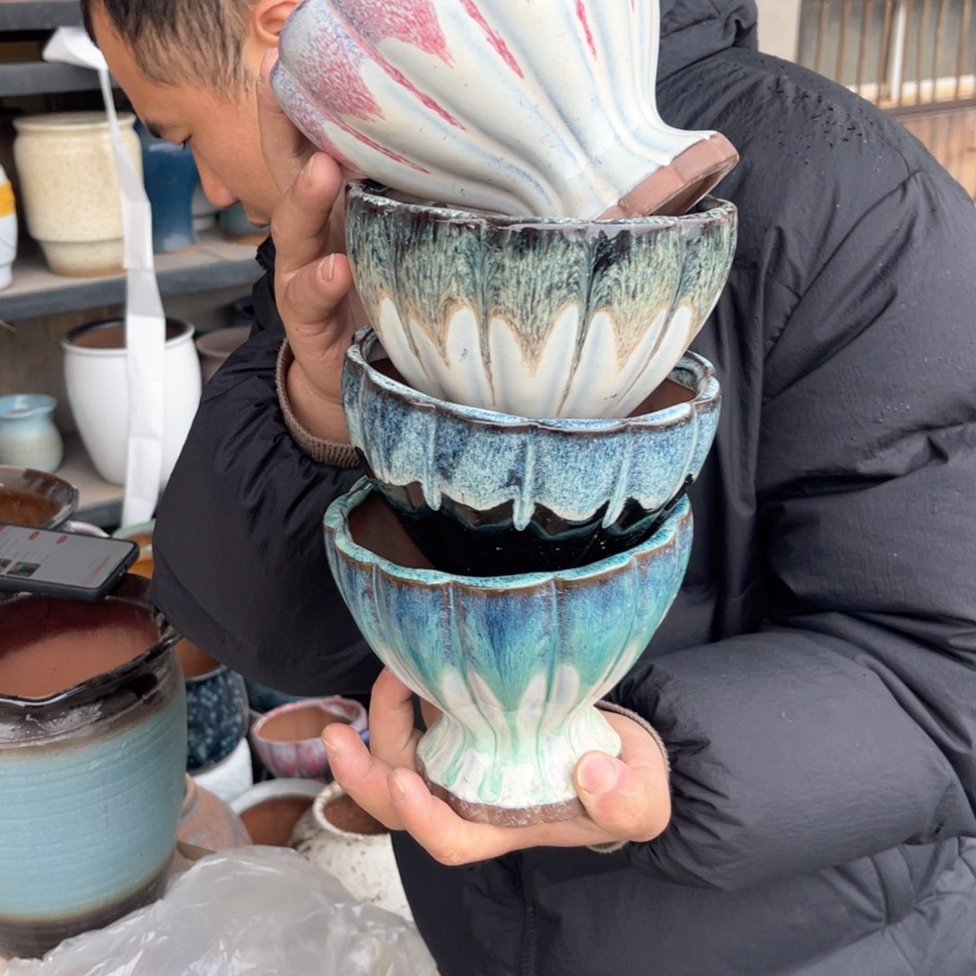 红陶养养花盆0214-1080