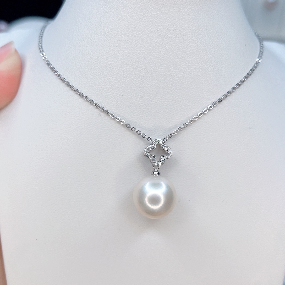 淡水珍珠吊坠(赠链)合金