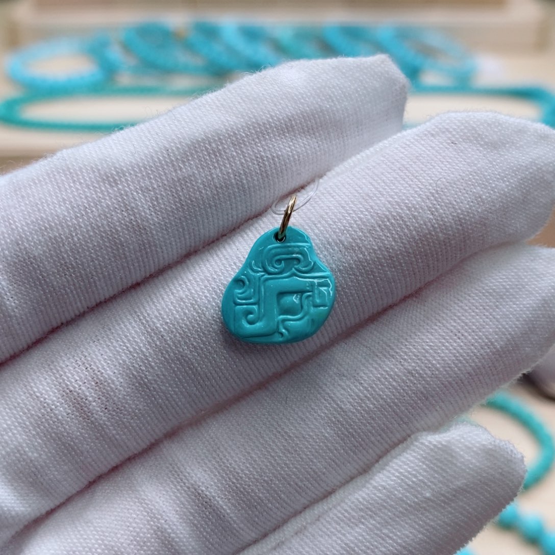 绿松石珠宝奇石未镶嵌