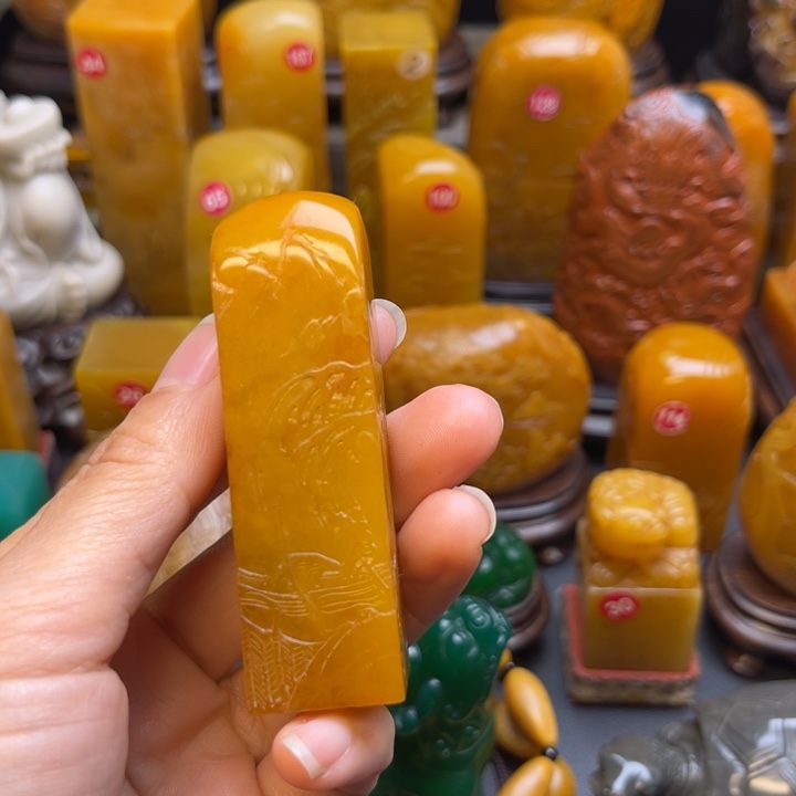寿山石印石江**五题材：工艺品