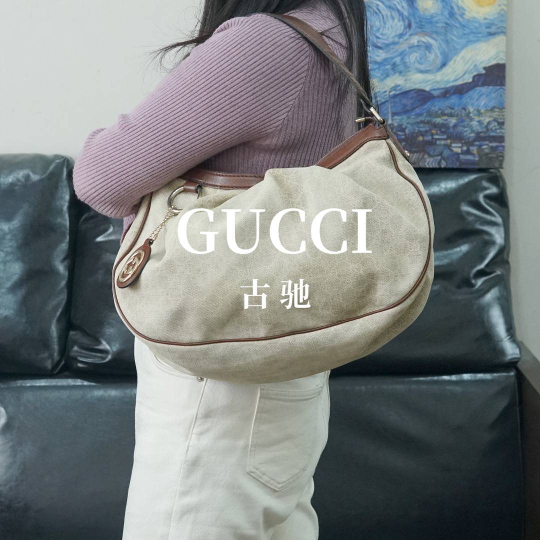 95新 GUCCI/古驰 老花单肩包/F3SP12505025/5025