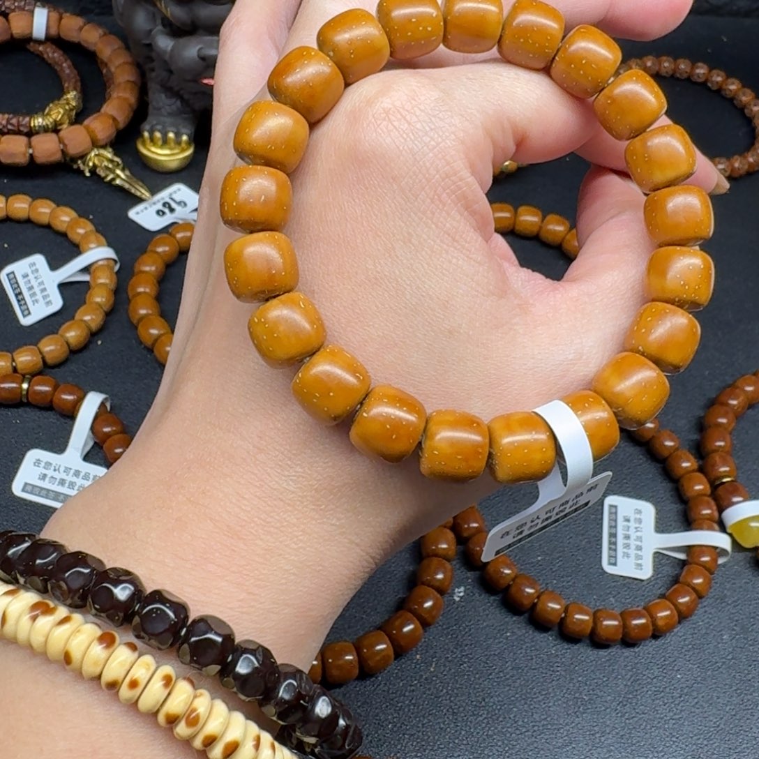 紫金鼠手串短轴实心