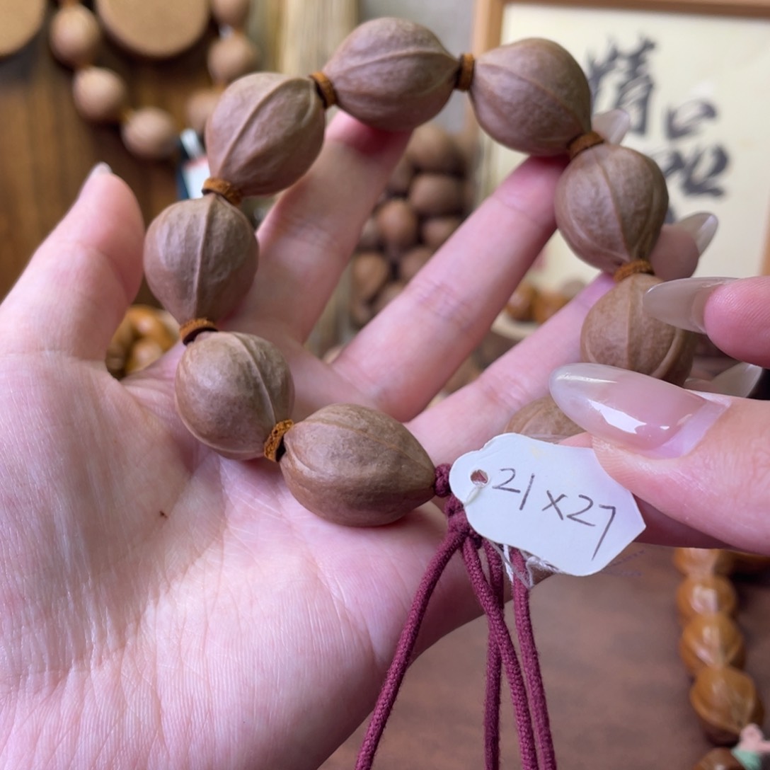 橄榄核手串/手链21 27梅林铁核