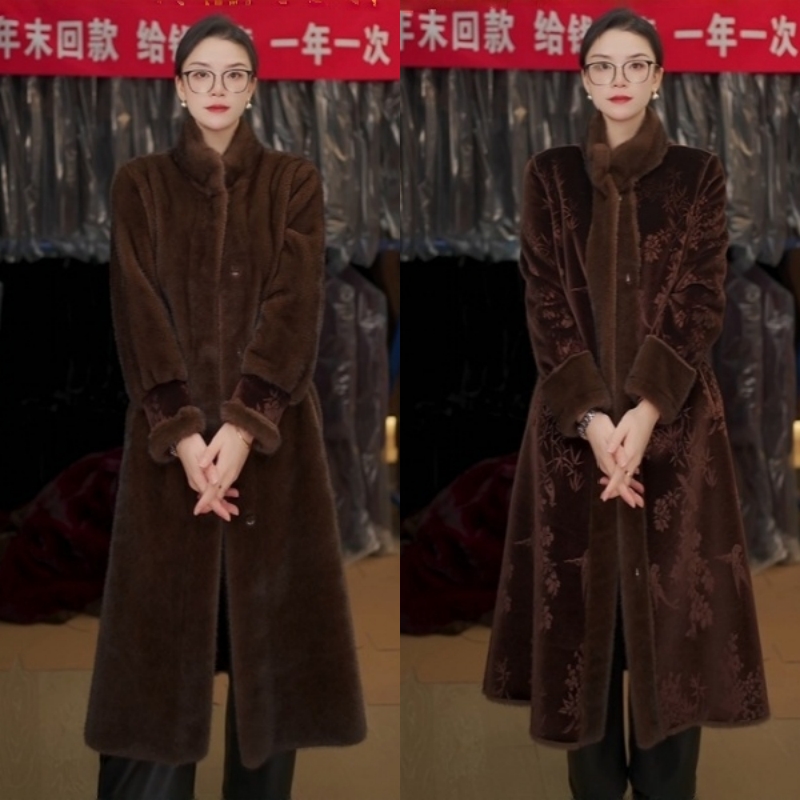 2025抗风抗寒一体设计【双面大衣】加厚冬款轻奢时尚女款