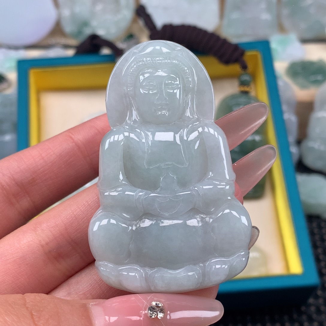 翡翠未镶嵌颈饰天然翡翠